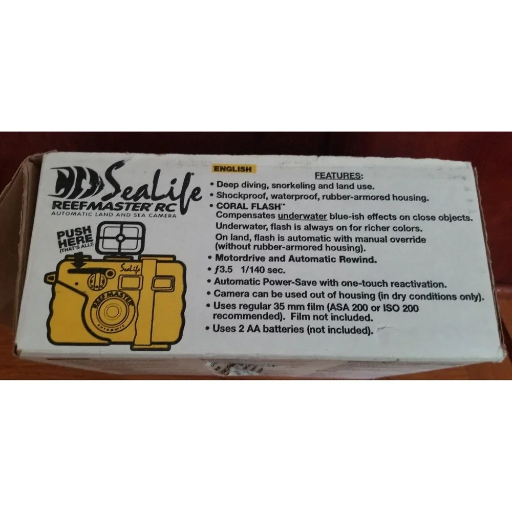Sealife Reefmaster SL200C Underwater Camera w/ Case & Original box